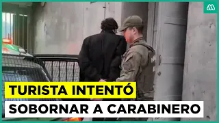 Uruguayan tourist arrested after attempting to bribe a police officer during a traffic stop