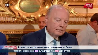 The arrival of the RN and LFI in the Senate is "fairly normal," according to Hervé Marseille