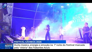 Lots of music, energy, and emotion on the first night of the Festival marked by the "victory" of ...