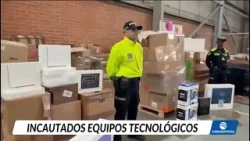 Golpe al contrabando en Cali: incautan millonario cargamento de equipos tecnológicos