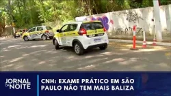 Exame prático para tirar CNH em São Paulo não tem mais baliza | Jornal da Noite