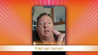 TV Oranje app video message - Fred van Gerven