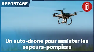 An autonomous drone to assist firefighters