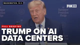Trump unveils plan to your electric bills from going up amid AI boom