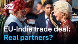 EU-India trade deal: Partners or a hedge against US, China? | DW News