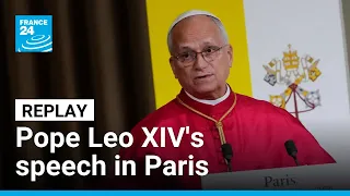 REPLAY : Pope Leo XIV's speech from the Élysée • FRANCE 24 English