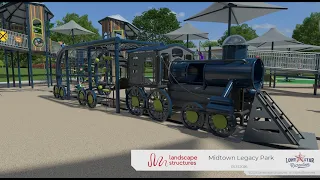 Bryan's new Legacy Park playground nears completion in Midtown