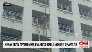 Kebakaran Apartemen, Evakuasi Berlangsung Dramatis