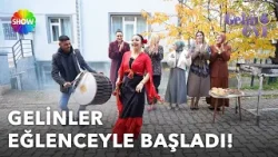 Dilek Gelin misafirlerini kırmızı Roman kostümüyle karşılıyor! | Gelin Evi 1629. Bölüm