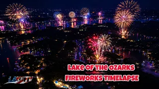 4th of July Fireworks Over Lake of the Ozarks | Stunning 31-Second Time-Lapse (2026)