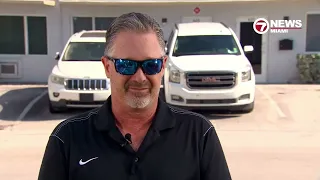 Bandit seen snatching letters from Oakland Park, Doral businesses