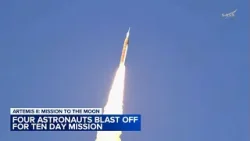 Астронавты миссии «Артемида II» вышли на орбиту в рамках исторической миссии на Луну и обратно.