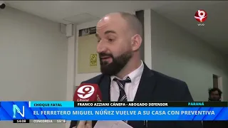 Estefanía Sosa crash and death: a statement from hardware store owner Miguel Núñez's lawyer
