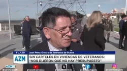 Sin carteles en viviendas de Veteranos: “nos dijeron que no hay presupuesto”
