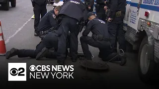 Police seek 3 spotted exiting NYC sewer on Upper East Side