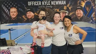Wife of injured Fort Smith officer thanks community for support