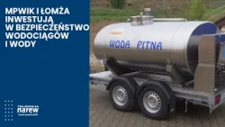 Łomża invests in safety. New equipment for MPWiK and a mural featuring the history of the waterworks