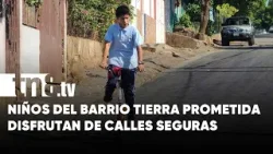 Programa ‘Calles para el Pueblo’ llega al barrio Tierra Prometida en Managua