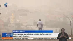 Bruma seca  condiciona estado de tempo nos próximos três dias