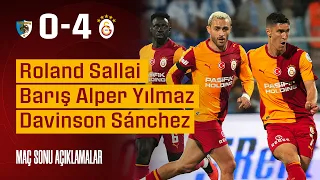 🎙️ Post-match comments from Barış Alper Yılmaz, Roland Sallai, and Davinson Sánchez #ERZvGS