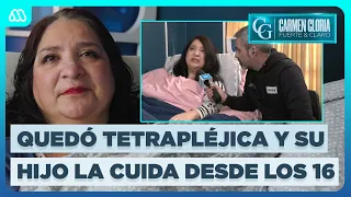 Madre tetrapléjica se emociona al hablar de su hijo, su cuidador desde los 16 años🥹