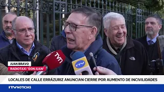 Errázuriz Street merchants report security crisis and announce business closures