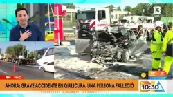 Accidente fatal en ruta 5 norte en Quilicura: Auto chocó contra camión de combustible | Tu Día |