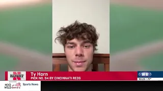 Ty Horn reacts to getting drafted by Reds