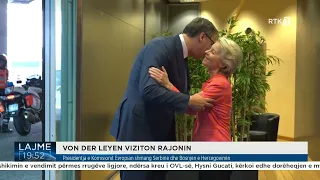Presidentja e Komisionit Evropian shmang Serbinë dhe Bosnjën e Hercegovinën