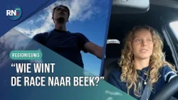 Auto vs fiets: wie is sneller tijdens wegafsluiting Beek?  ||  RN7 REGIONIEUWS