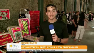 Historic Center of Santos hosted the 8th Oba-Oba Graphic Fair - 08/10/2026