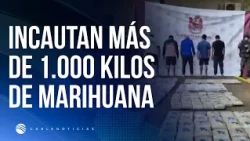 Blow to dissident groups in Vaupés: 5 members captured with over a ton of marijuana