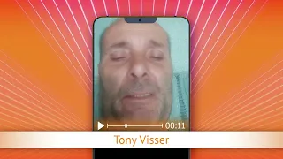 TV Oranje app video message - Tony Visser