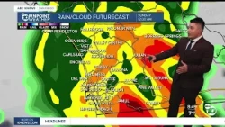 This is when Tropical Storm Rachel will bring rain across San Diego
