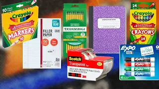 Back to School Comparing Brands