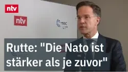 Rutte: "Die Nato ist stärker als je zuvor" - Generalsekretär lobt Deutschland | ntv