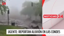 Breaking News: Flash flood reported in Las Condes due to San Carlos Canal overflowing | 24 Horas ...