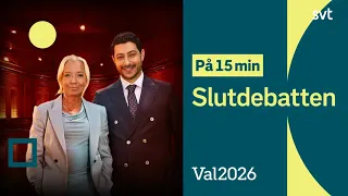 Slutdebatten inför valet – på 15 minuter