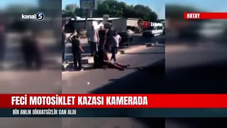 Tragic Motorcycle Accident Caught on Camera! A Moment of Carelessness Turns Fatal