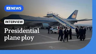 Was the press told about Trump's secret Air Force One move? | The World | ABC NEWS