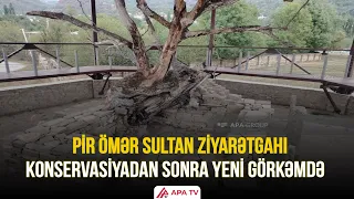 Pir Ömər Sultan ziyarətgahında 8 qəbir aşkar edilərək səliqəyə salınıb | APA TV