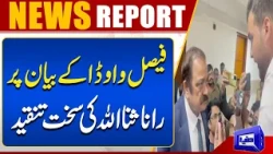 Rana Sanaullah Strongly Criticizes Faisal Vawda’s Statement | Breaking News | Dunya News