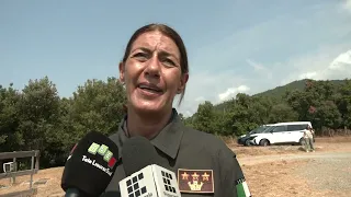 Incendio di Sesta Godano, la situazione 21-07-2026