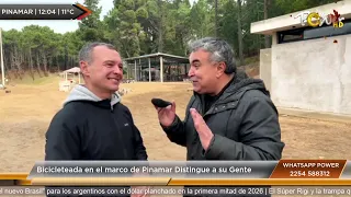 Bicicleteada en el marco de Pinamar Distingue a