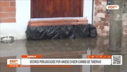 Trujillo: aniego por tuberías antiguas afecta a vecinos de Monserrate