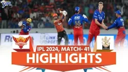 RCB vs SRH IPL 2024 Highlights: Royal Challengers Bengaluru vs Sunrisers Hyderabad | full Highlights