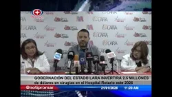 GOBERNACIÓN DEL ESTADO LARA INVERTIRÁ 2.5 MILLONES DE DÓLARES EN CIRUGÍAS EN EL HOSPITAL ROTARIO