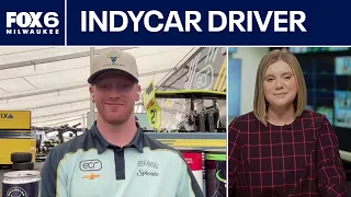 INDYCAR in Milwaukee: Driver Christian Rasmsussen 1-on-1 | FOX6 News Milwaukee