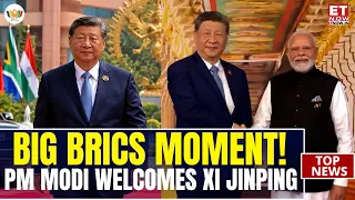 BRICS Summit 2026: XI JINPING WELCOMED BY PM MODI! Cameras Capture Key BRICS Moment | ET Now
