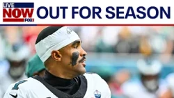 Eagles' Jalen Hurts to miss rest of season due to blood clots